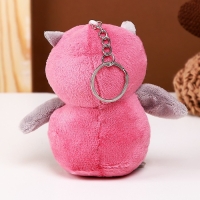 Мягкая игрушка &laquo;Сова с серым клювиком&raquo;, на брелоке, 10 см, цвета МИКС