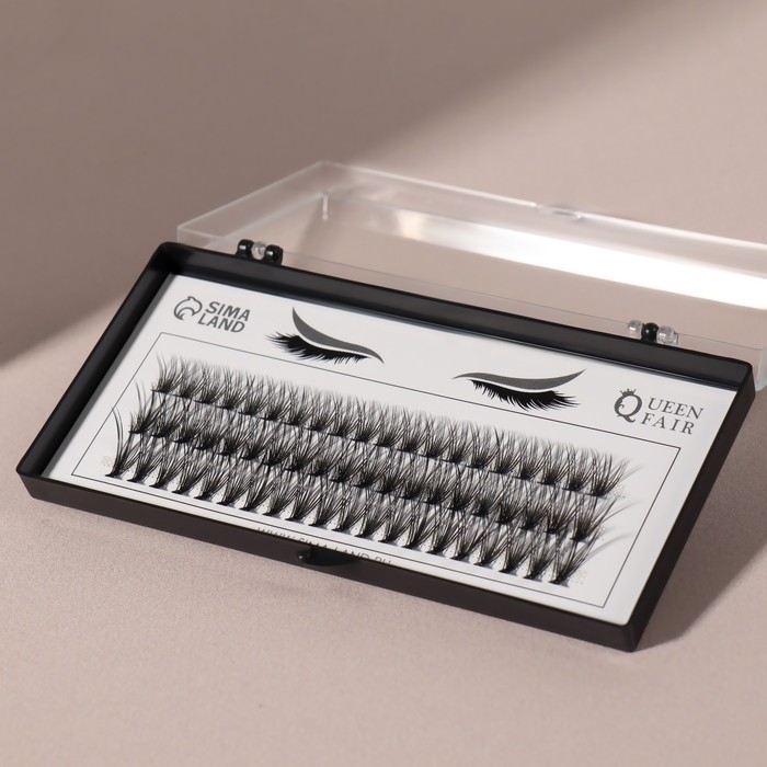 Набор накладных ресниц «Классика», пучки, 10, 12, 14 мм, толщина 0,1 мм, изгиб D, 20 D Набор накладных ресниц «Классика», пучки, 10, 12, 14 мм, толщина 0,1 мм, изгиб D, 20 D