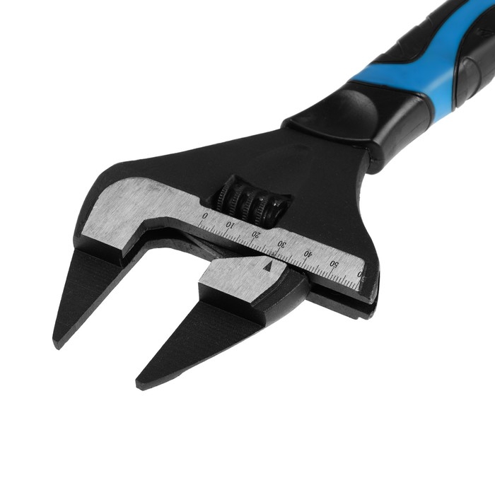 Ключ разводной с очень тонкими губками ТУНДРА, 2К рукоятка, толщина 4 мм, до 60 мм, 300 мм Ключ разводной с очень тонкими губками ТУНДРА, 2К рукоятка, толщина 4 мм, до 60 мм, 300 мм