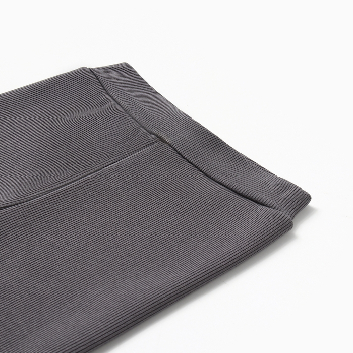 Леггинсы для девочки на флисе Collorista, цвет серый, рост 122 см