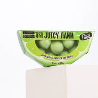 Подарочный набор косметики &laquo;JUCY Лайм&raquo;, бомбочки для ванны, 9 х 20 г, аромат лайма, BEAUTY FOOD