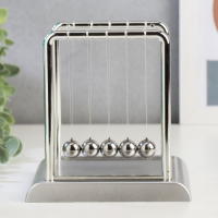 Маятник "Шары Ньютона" серебро 14х13,5х11,5 см Маятник "Шары Ньютона" серебро 14х13,5х11,5 см