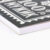 Подарочный набор новогодний &laquo;100% мужик&raquo; блокнот 90х90 и ручка пластик