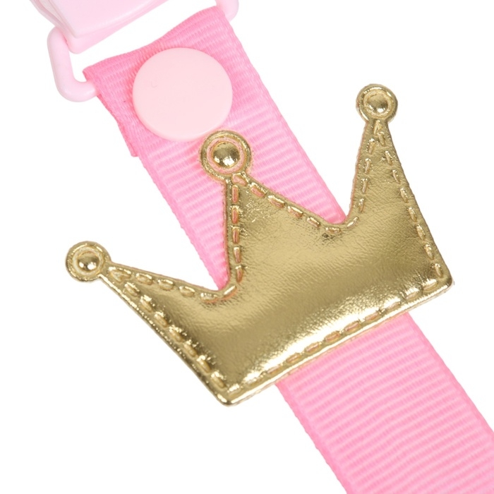 Держатель для соски - пустышки «Принцесса», на ленте Держатель для соски - пустышки «Принцесса», на ленте