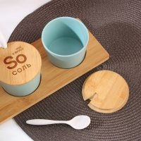 Банки керамические для хранения &laquo;+100 к вкусу&raquo;, 250 мл, 3 шт