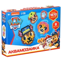 Аквамозаика PAW Patrol, большой набор, 8 фигурок Аквамозаика PAW Patrol, большой набор, 8 фигурок