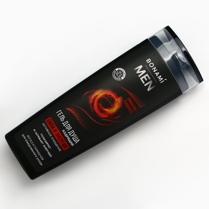 Гель для душа бодрящий For men, сила и энергия, 400 мл, BONAMI Гель для душа бодрящий For men, сила и энергия, 400 мл, BONAMI