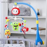 Мобиль музыкальный на кроватку &laquo;Подарок малыша&raquo;, работает от батарек