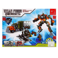 Конструктор &laquo;Робот-грузовик&raquo;, 2 в 1, 607 деталей