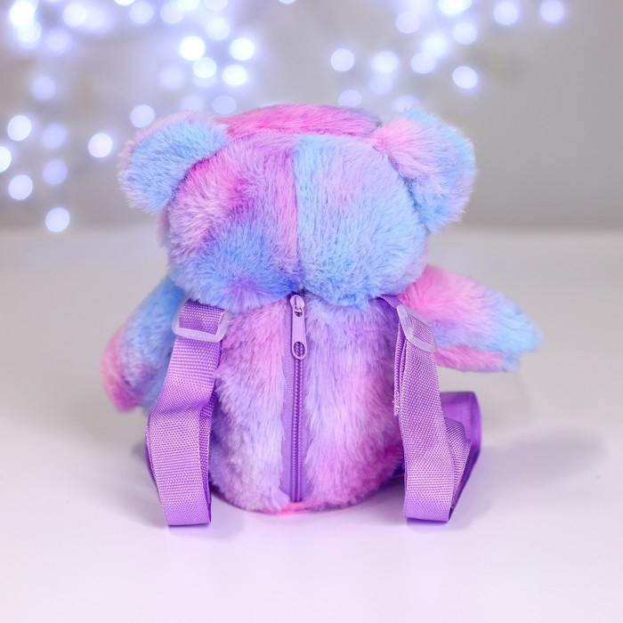 Рюкзак-игрушка детская для девочки «Мишка», 25х10 см Рюкзак-игрушка детская для девочки «Мишка», 25х10 см