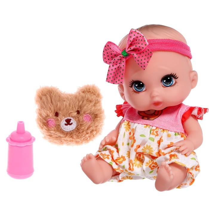 Пупс «Крошка Пупс» с аксессуарами, розовый Пупс «Крошка Пупс» с аксессуарами, розовый