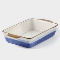Форма для запекания из фарфора прямоугольная Доляна «Космос», 700 мл, 23,5×13,5×4,5 см, цвет синий Форма для запекания из фарфора прямоугольная Доляна «Космос», 700 мл, 23,5×13,5×4,5 см, цвет синий
