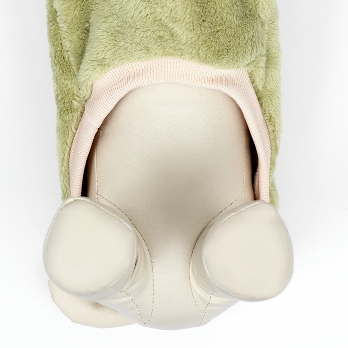 Свитер Свитер "Авокадо", велюр, размер S (ДС 25, ОШ 24, ОГ 35 см), зеленый