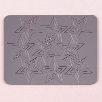 Набор топперов «Звёзды остроконечные», цвет золото Набор топперов «Звёзды остроконечные», цвет золото