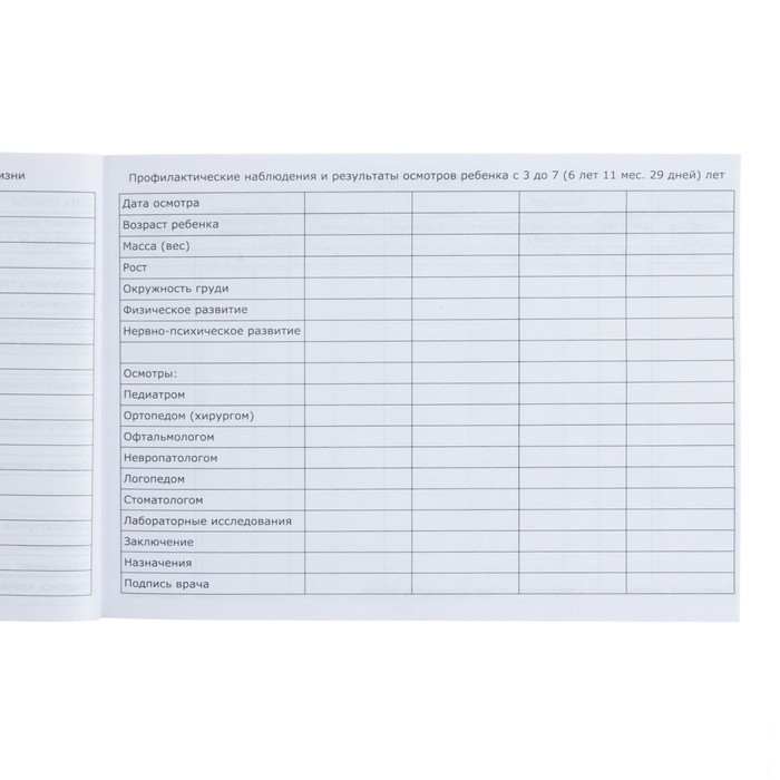 Медицинская карта ребенка Форма №112/у, 80 листов, Минни Маус