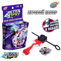 Боевой волчок ULTRA SPIN, с устройством для запуска, цвет МИКС Боевой волчок ULTRA SPIN, с устройством для запуска, цвет МИКС