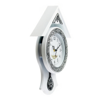 Часы настенные, серия: Маятник, "Белый домик", дискретный ход, 40 х 29 см, d-16 см Часы настенные, серия: Маятник, "Белый домик", дискретный ход, 40 х 29 см, d-16 см