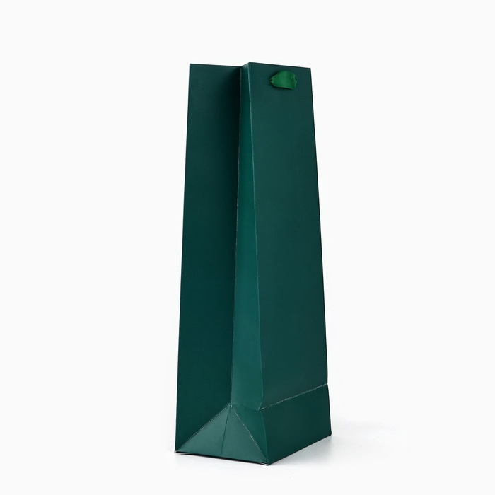 Пакет ламинированный под бутылку &laquo;Подарок&raquo;, глиттер, 13 х 36 х 10 см