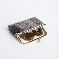 Кошелёк на фермуаре, цвет синий Кошелёк на фермуаре, цвет синий