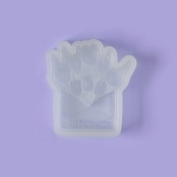 Силиконовый молд для леденцов и шоколада &laquo;Конверт с тюльпанами&raquo;, 9&times;7,5 см, цвет прозрачный