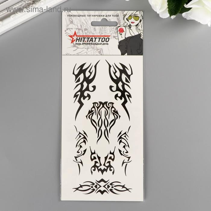 Татуировки переводные Татуировки переводные "Мужские узоры" 9х21 см