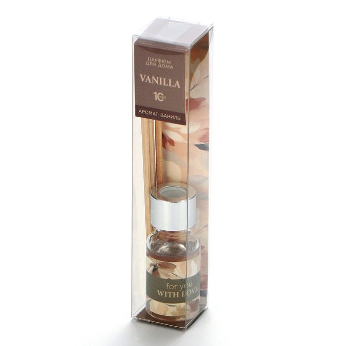 Диффузор ароматический палочки, ароматизатор для дома «Аромадиффузор: With love», аромат ваниль,10 мл. Диффузор ароматический палочки, ароматизатор для дома «Аромадиффузор: With love», аромат ваниль,10 мл.