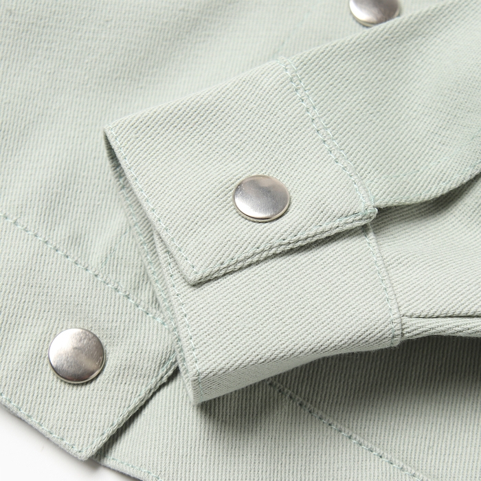 Рубашка верхняя укор. детская Крошка Я, рост 86-92 см, мятный