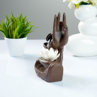 Подставка для благовоний "Листья лотоса" 20х16х15см Подставка для благовоний "Листья лотоса" 20х16х15см