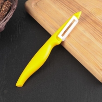 Овощечистка керамическая Доляна &laquo;Венеция&raquo;, 17 см, цвет МИКС