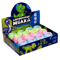 Антистресс сквиш мялка «Динозаврик», цвета МИКС, в шоубоксе Антистресс сквиш мялка «Динозаврик», цвета МИКС, в шоубоксе