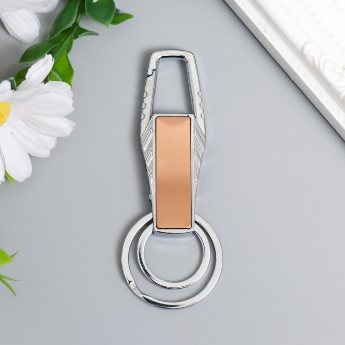 Брелок металл Брелок металл "Карабин. Глянец цвета" МИКС 3,4х0,6х9 см