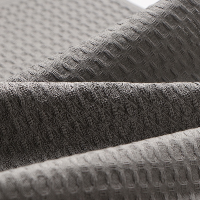 Набор кух.полотенец "Доляна" тёмно-серый 35х60см-3шт., 100% хл, вафля, 220 гр/м2