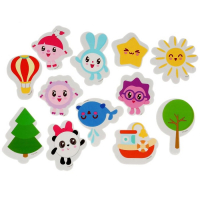 Игрушка для ванны «Капитошка Малышарики», набор стикеров ЕВА, 12 шт, в сетке Игрушка для ванны «Капитошка Малышарики», набор стикеров ЕВА, 12 шт, в сетке