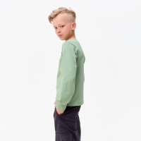 Лонгслив детский MINAKU: Basic line цвет оливковый, рост 116 Лонгслив детский MINAKU: Basic line цвет оливковый, рост 116