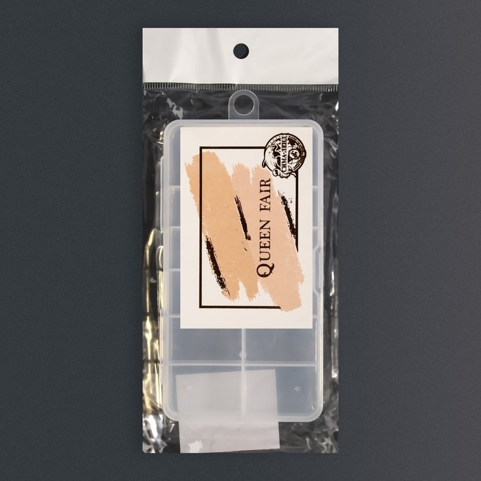 Органайзер для декора, с подвесом, 11 ячеек, 14,5 &times; 8 &times; 1,7 см, цвет прозрачный