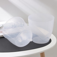 Кашпо для цветов со вставкой &laquo;Грация&raquo;, 2,8 л, прозрачный