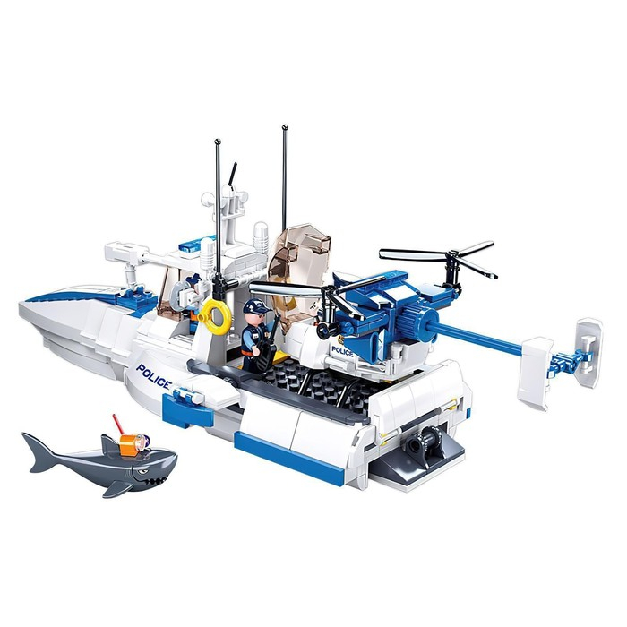 Конструктор Полиция &laquo;Береговая охрана&raquo;, 559 деталей