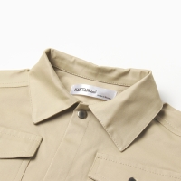 Рубашка джинсовая детская KAFTAN размер 32 (110-116 см), цвет бежевый