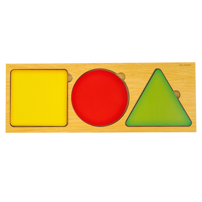 Рамка - вкладыш многоуровневая &laquo;Геометрия&raquo;