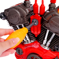 Конструктор &laquo;Двигатель внутреннего сгорания&raquo;, световые и звуковые эффекты, 31 деталь