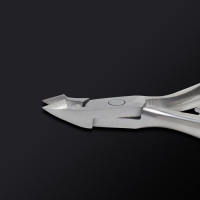 Кусачки маникюрные для кутикулы &laquo;Premium&raquo;, двойная пружина, 11 см, длина лезвия - 6 мм, цвет серебристый