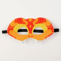 Карнавальная маска &laquo;Прикольная змейка&raquo;, цвет красный