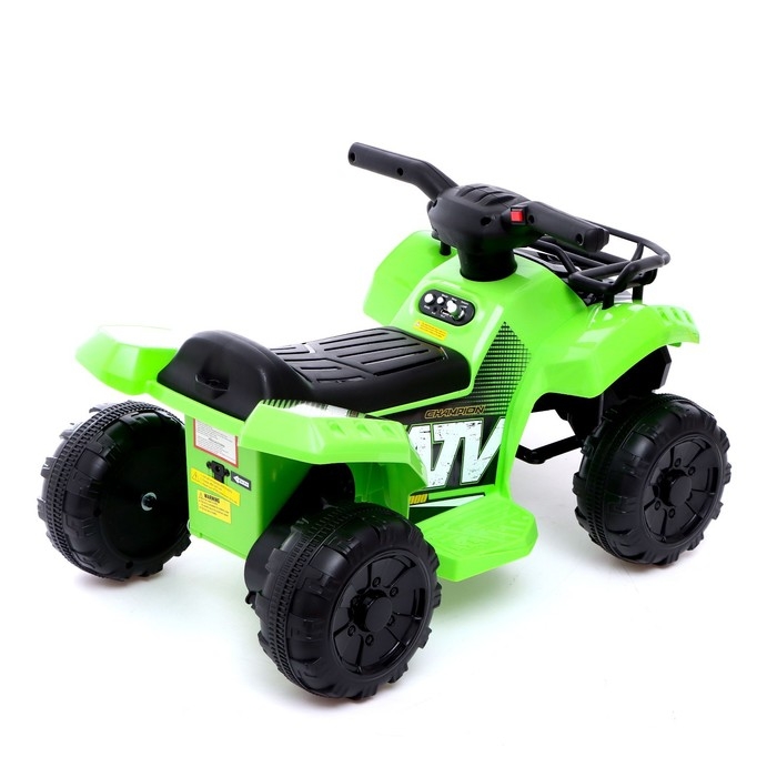 Электромобиль &laquo;Квадроцикл&raquo;, цвет зелёный