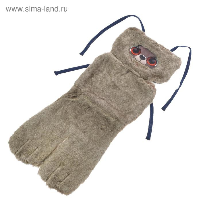 Накидка «АВТОНЯША» для детского автокресла, Мишка, серая Накидка «АВТОНЯША» для детского автокресла, Мишка, серая