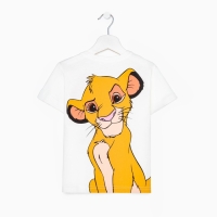 Футболка детская Simba, цвет белый, рост 104-110 см (4-5 лет) Футболка детская Simba, цвет белый, рост 104-110 см (4-5 лет)