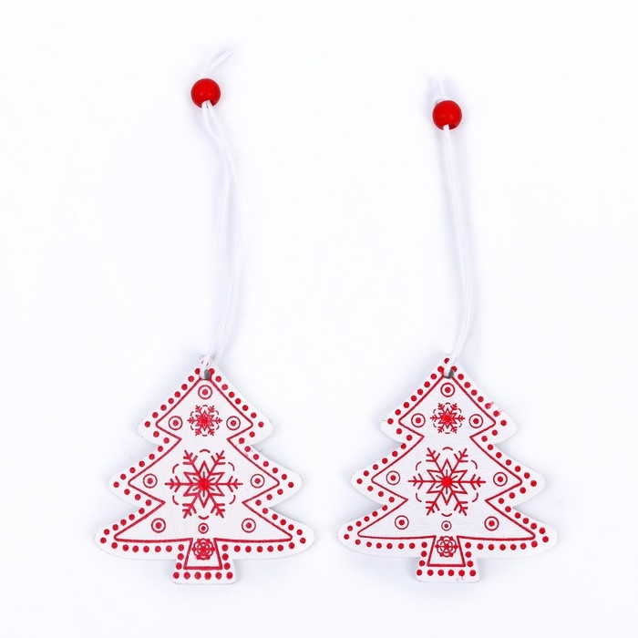 Набор подвесок &laquo;Ёлочки&raquo;, 2 шт.