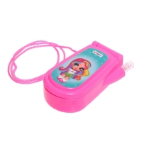 Музыкальный телефон &laquo;Девчонки&raquo;, русская озвучка, световые эффекты, работает от батареек, МИКС