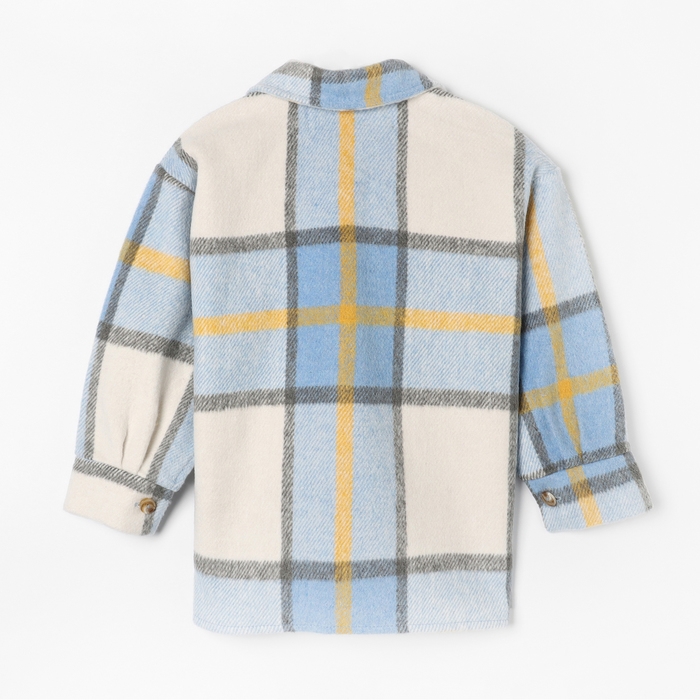 Рубашка детская KAFTAN утеплённая, размер 38 (146-152 см), голубая Рубашка детская KAFTAN утеплённая, размер 38 (146-152 см), голубая