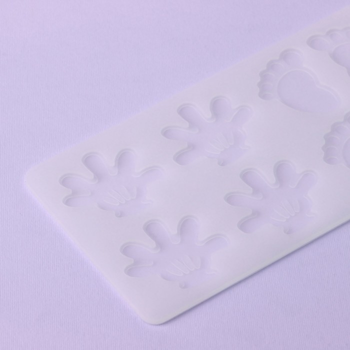 Форма для шоколада &laquo;Следопыт&raquo;, силикон, 8 ячеек, 19,5&times;10,5&times;0,4 см, цвет прозрачный