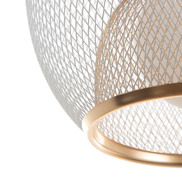 Светильник BayerLux "Маура" Е27 40Вт бело-золотой 40х40х32-132см